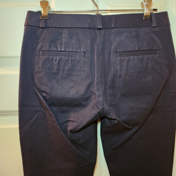 Banana Republic Womens Pants Blue Size 0 Sloan Stretch Rayon Cotton Blend - Picture 5 of 8